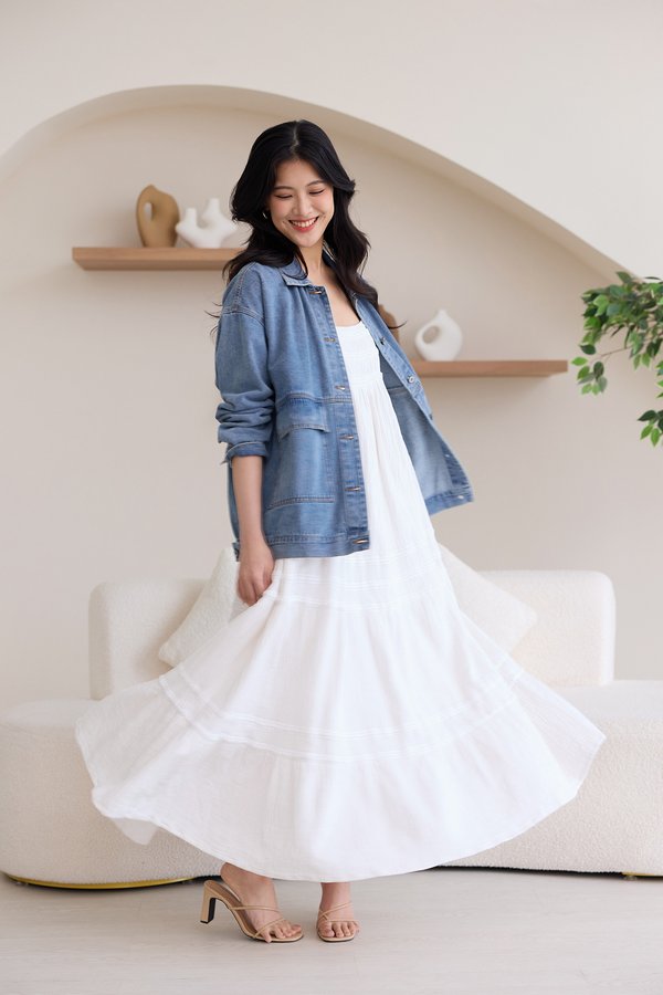 Bianca Jacket In Vintage Blue Wash
