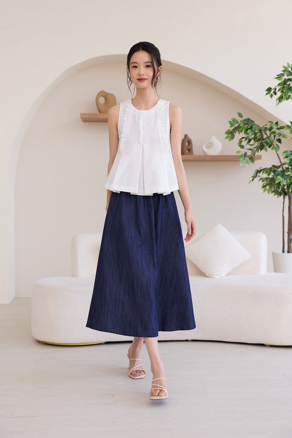 Evelyne Skirt In Blue Wash