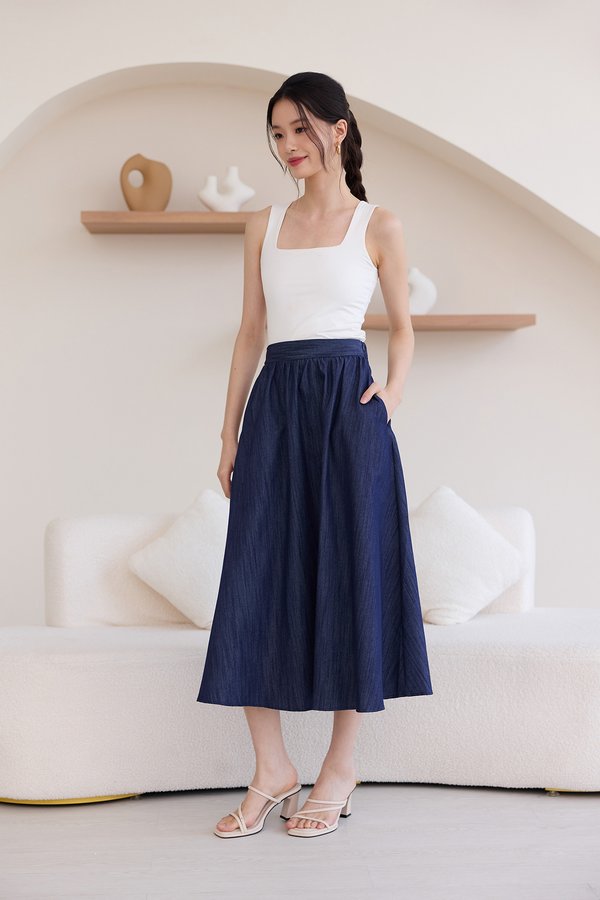 Evelyne Skirt In Blue Wash