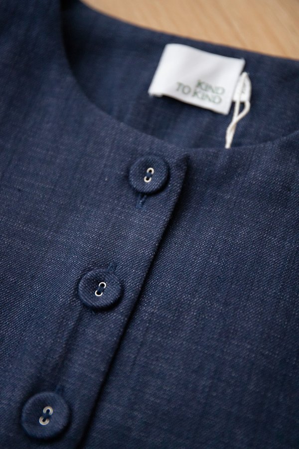 Huxley Top In Blue Wash