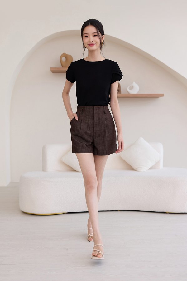 Lyon Shorts In Espresso Wash