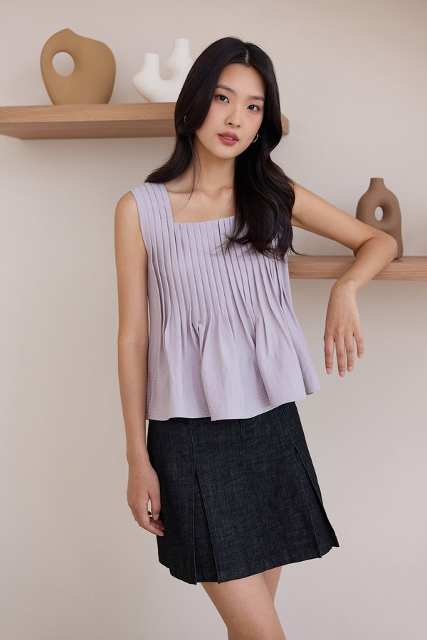 Veronica Top In Lavender