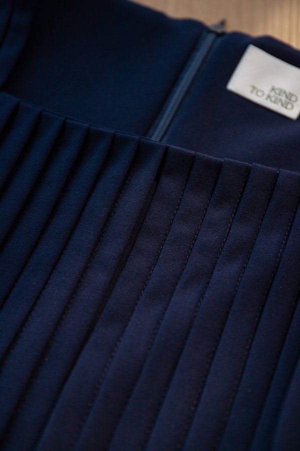 Veronica Top In Navy Blue