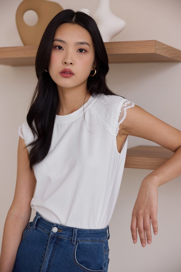 Bronwyn Top In Classic White