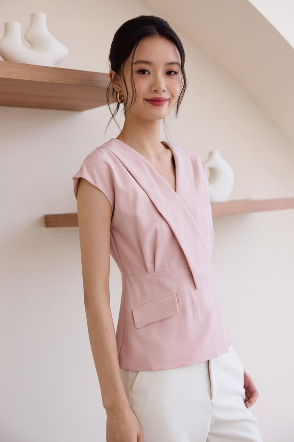 Navya Top In Soft Pink