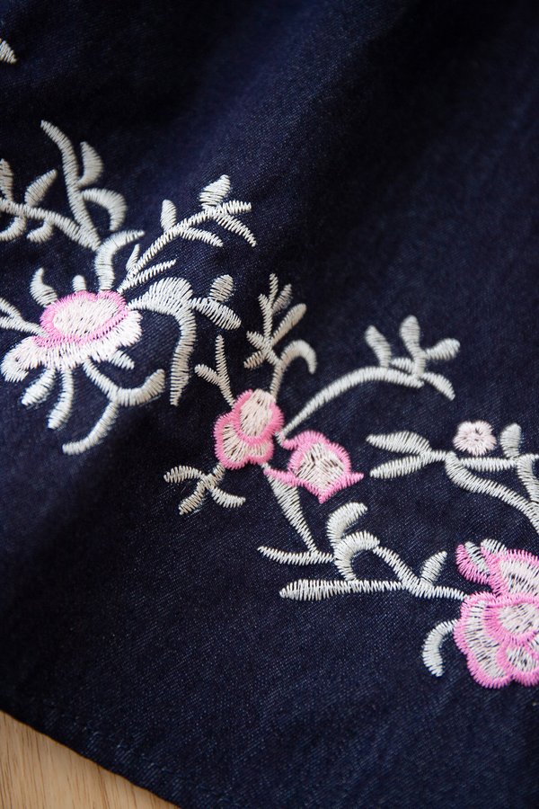 Sovanna Dress In Navy Blue
