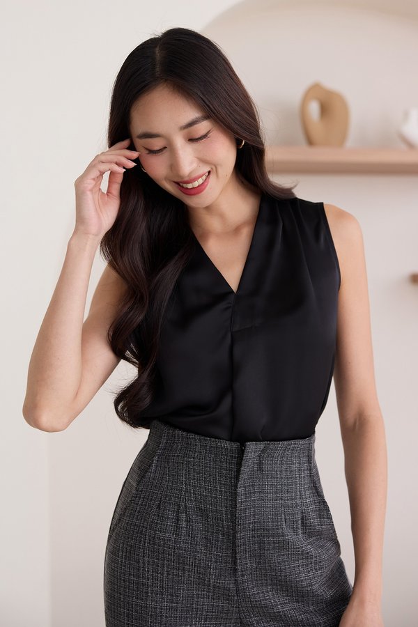 Mason Top In Classic Black