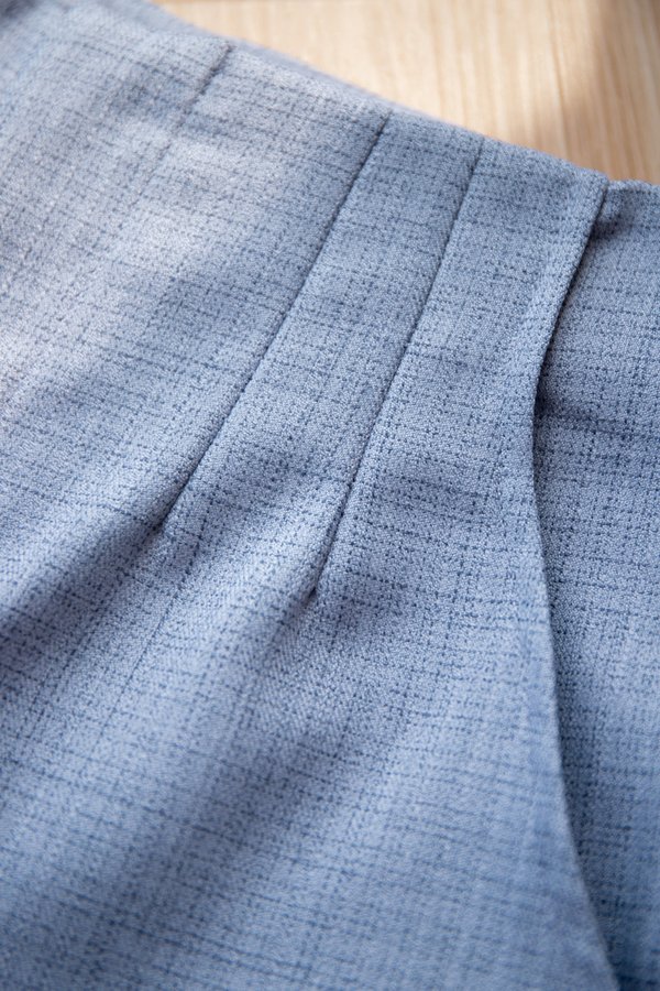 Sander Pants In Blue Tweed