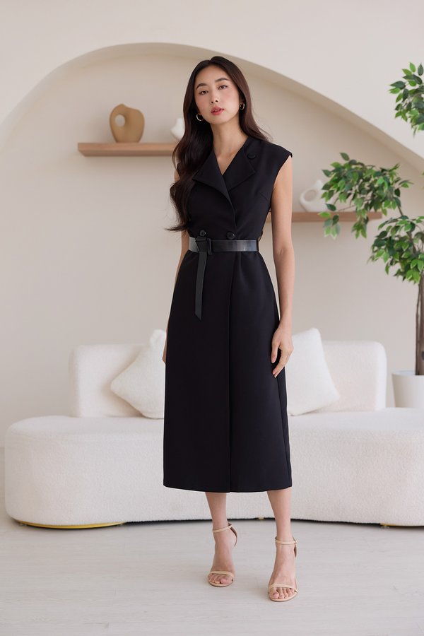 Trisha Dress In Classic Black
