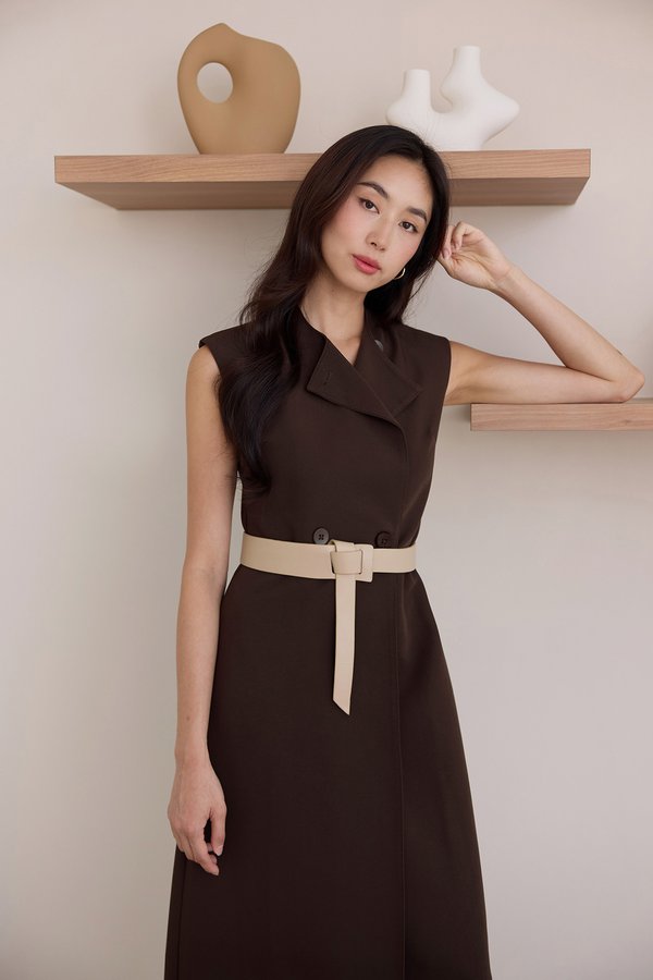 Trisha Dress In Espresso