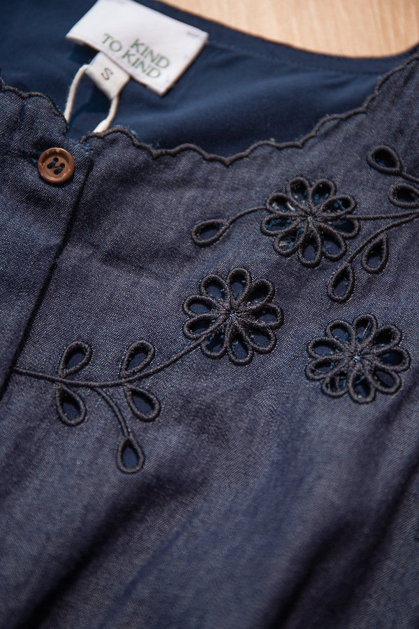 Solaris Dress In Dark Wash