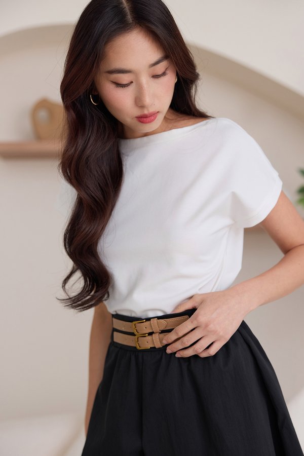 Tinsley Top In Classic White