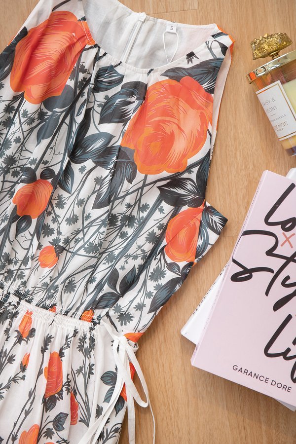 Emelia Dress In Sienna Prints