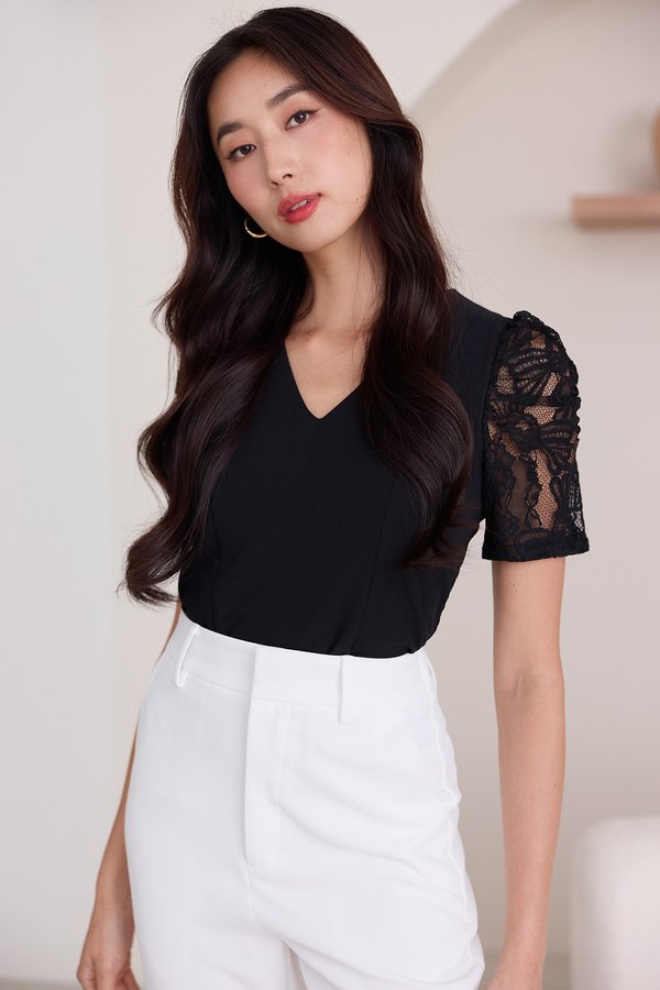 Katy Top In Classic Black