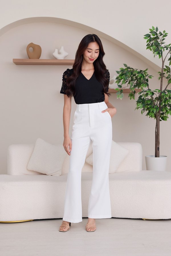 Leighton Pants In Classic White