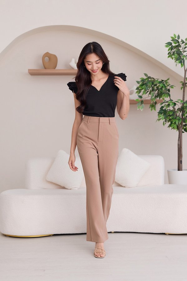 Leighton Pants In Dark Caramel