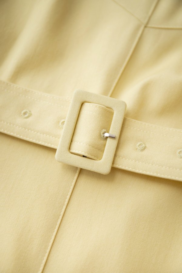 Linette Dress In Butter Yellow