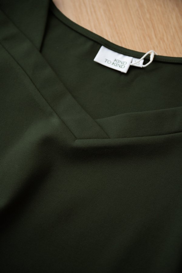Melodie Top In Olive Green