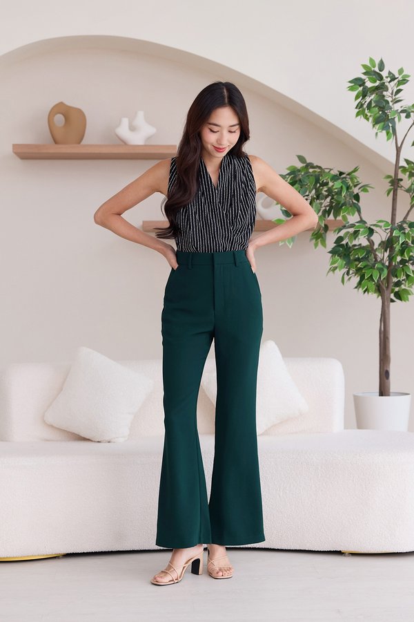 Leighton Pants In Forest Green