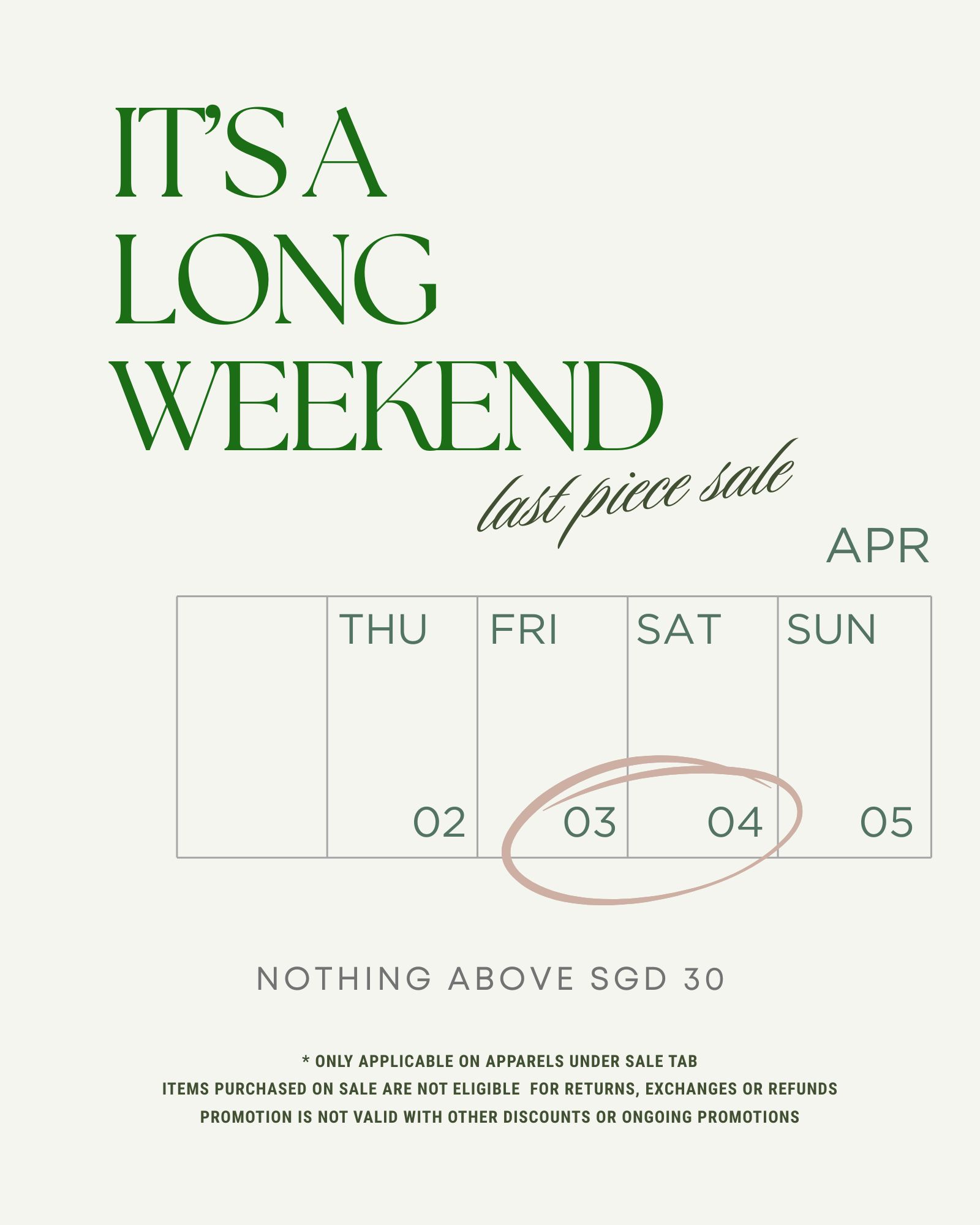 2026 April Promotion