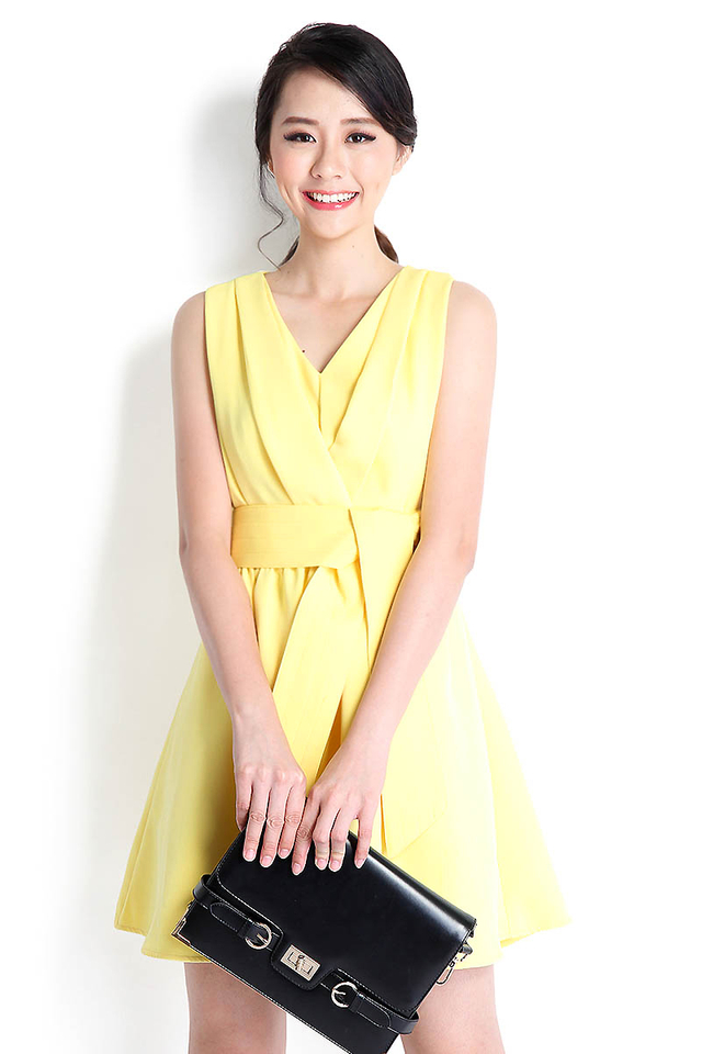 Steal The Show Dress In Sunshine Yellow