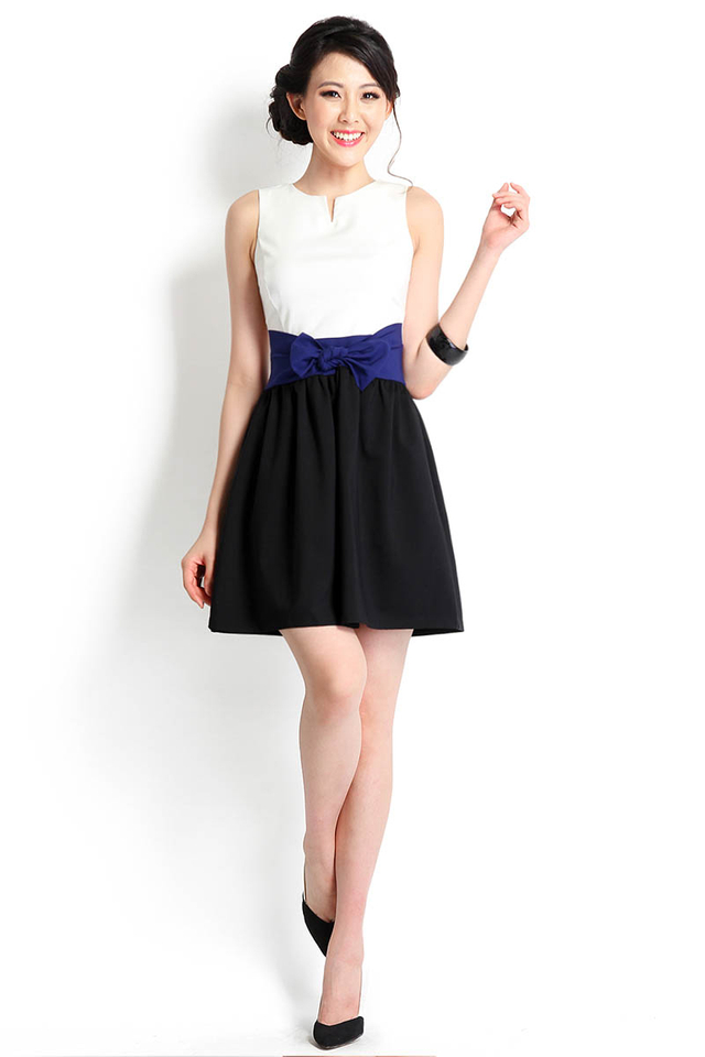 Thrice The Charm Dress In Blue
