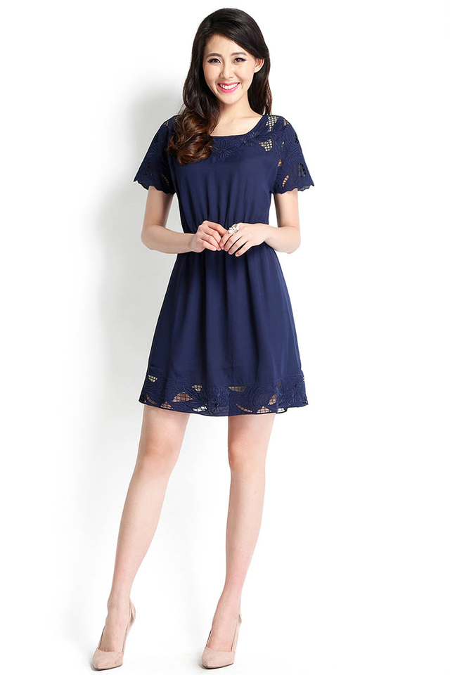 When We Were Young Dress In Midnight Blue