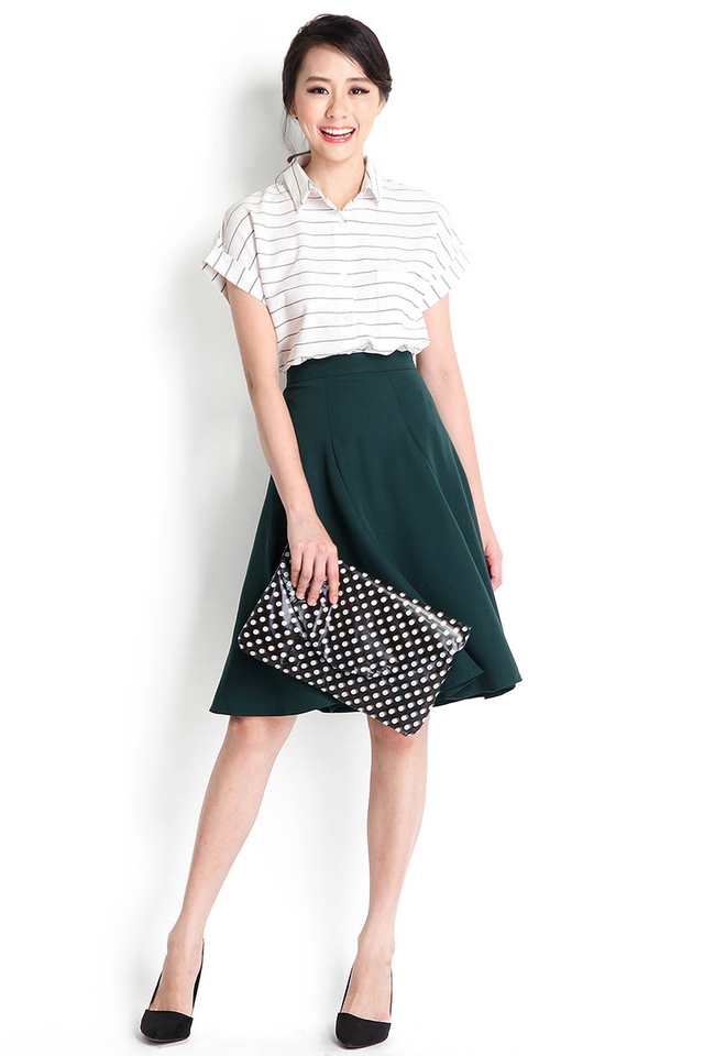 Go Your Own Way Skirt In Forest