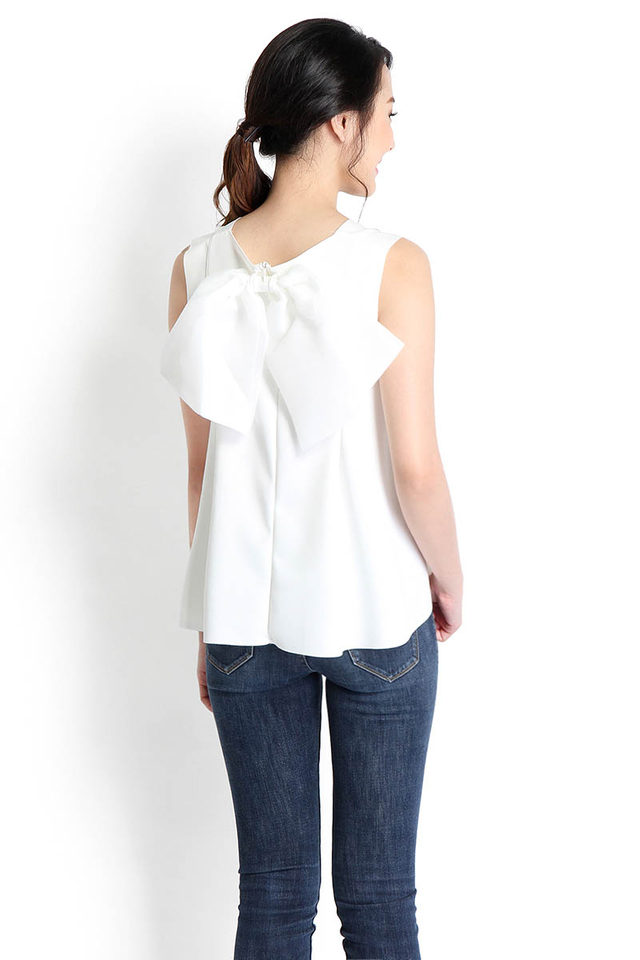 On The Wings Of Love Top In White