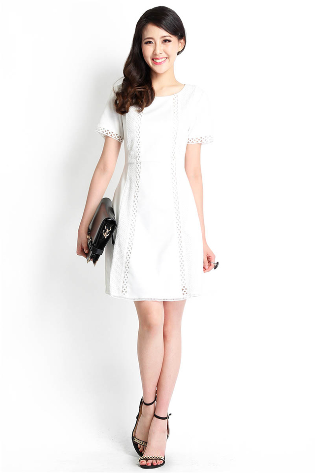 Dulce Deleche Dress In Classic White