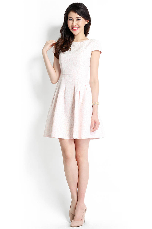 Lace Epiphany Dress In Pink
