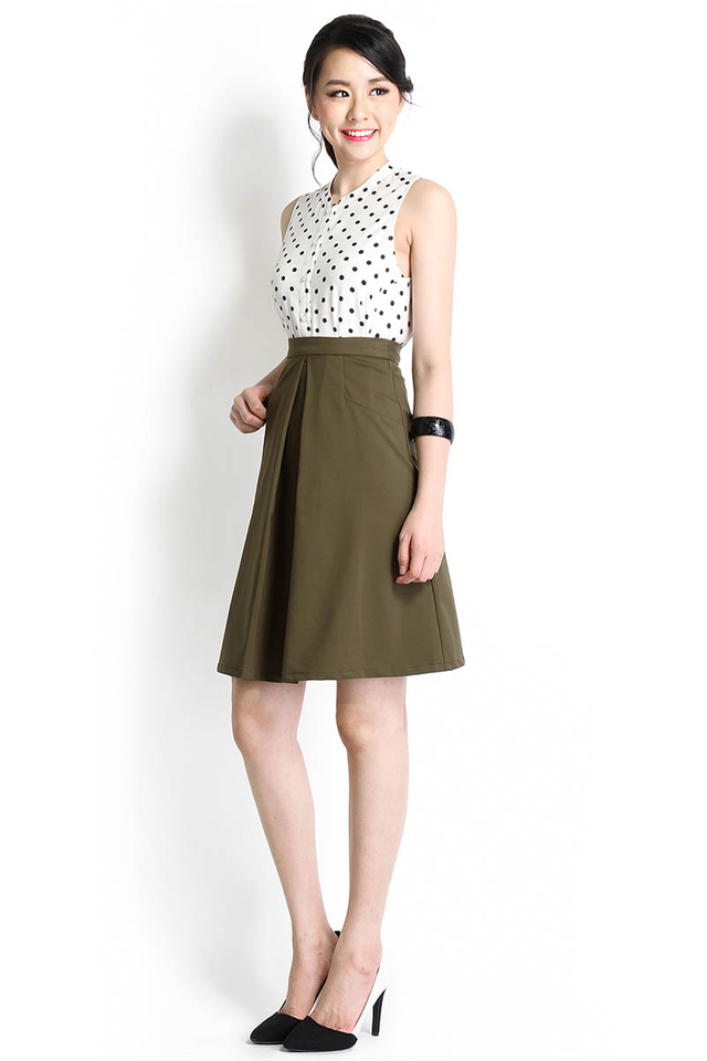 All-Star Line Up Skirt In Olive