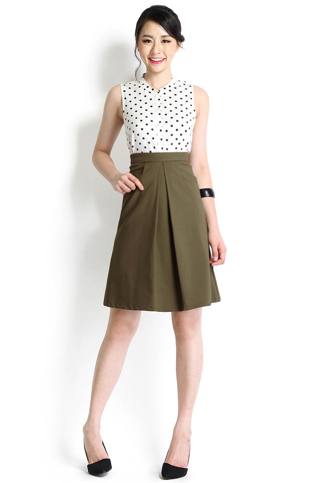 All-Star Line Up Skirt In Olive