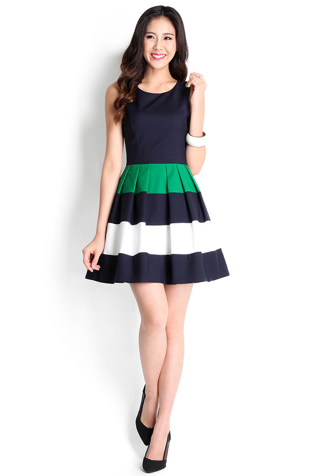Cupcakes And Cashmere Dress In Midnight Blue