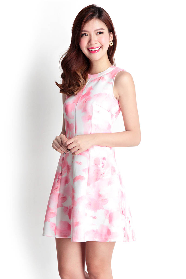 Forget Me Not Dress In Pink