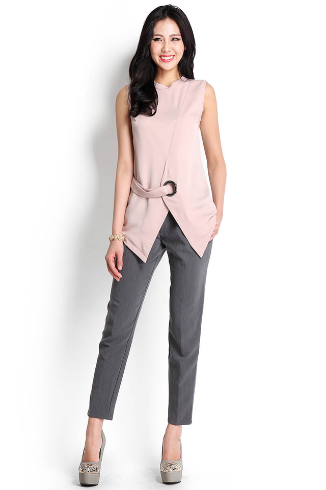Skill Of Communication Top In Blush Pink