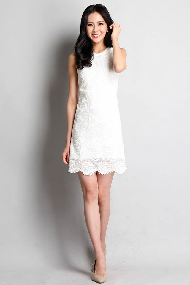 Undisputed Class Dress In White