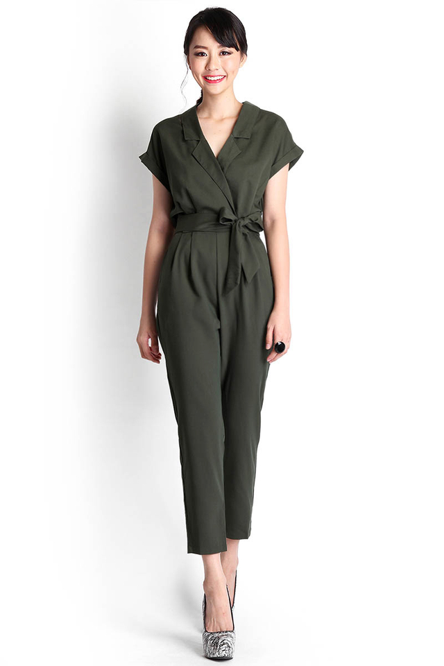 Cape Town Jumpsuit In Olive
