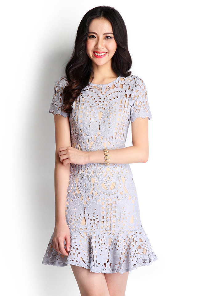 [BO] Love In The Afternoon Dress In Dusty Lilac