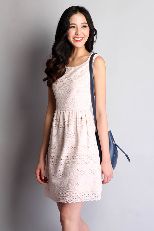 April Showers Dress In Blush Pink