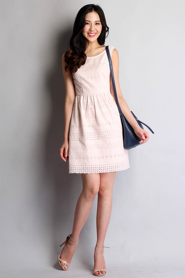 April Showers Dress In Blush Pink