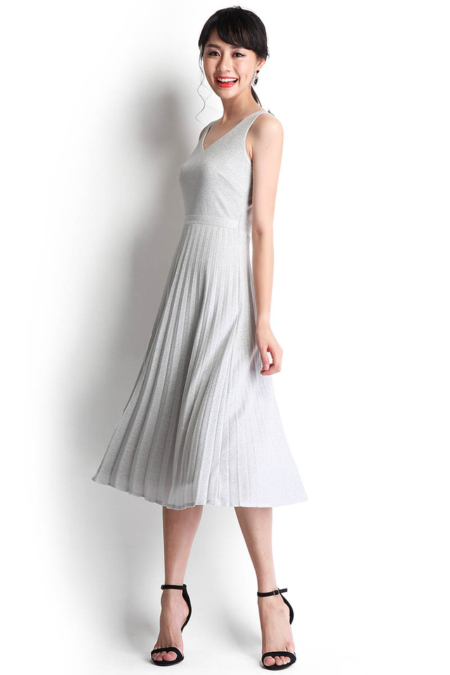 [BO] Roaring Twenties Dress In Silver