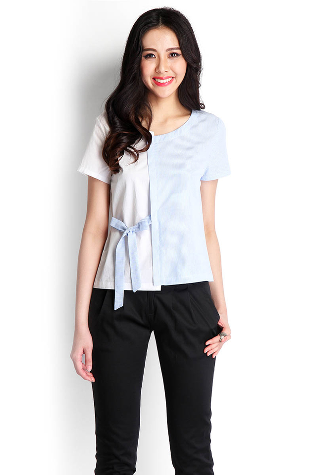 Sights Of The City Top In White
