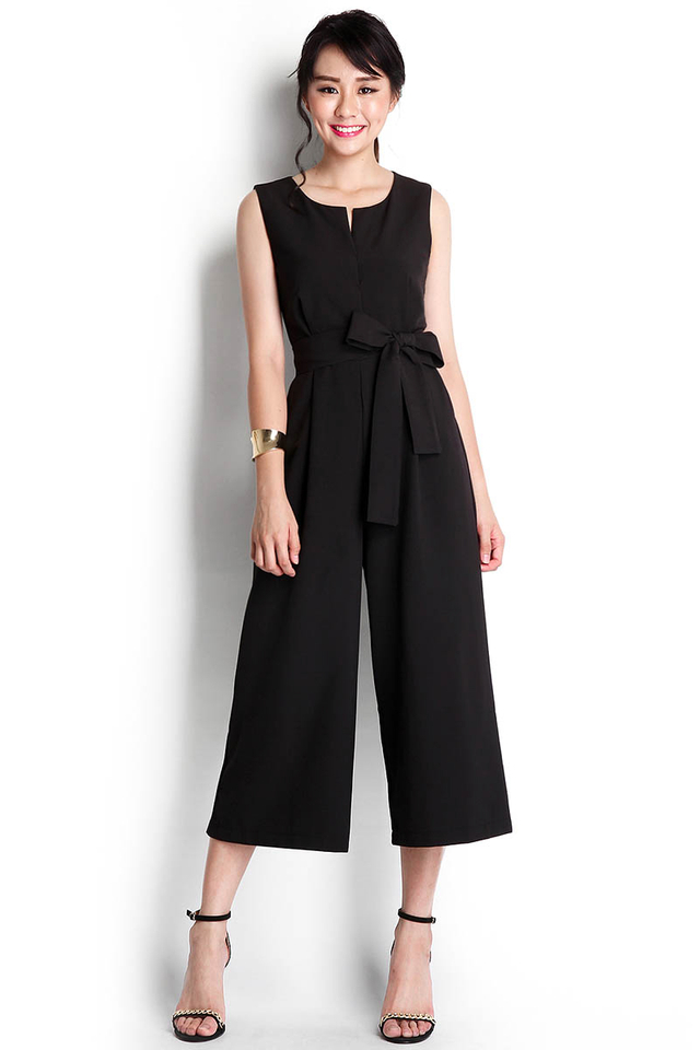 Exceeding Expectations Jumpsuit In Classic Black