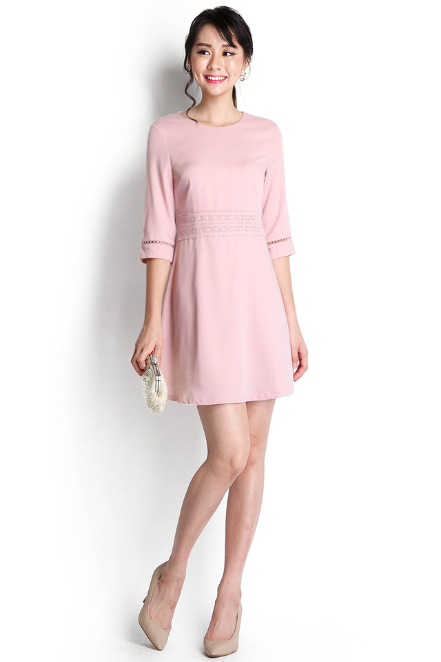 Gone With The Wind Dress In Dusty Pink