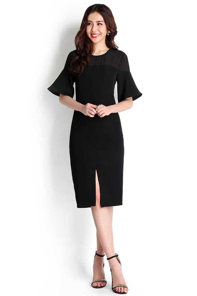 Strength Of Character Dress In Black