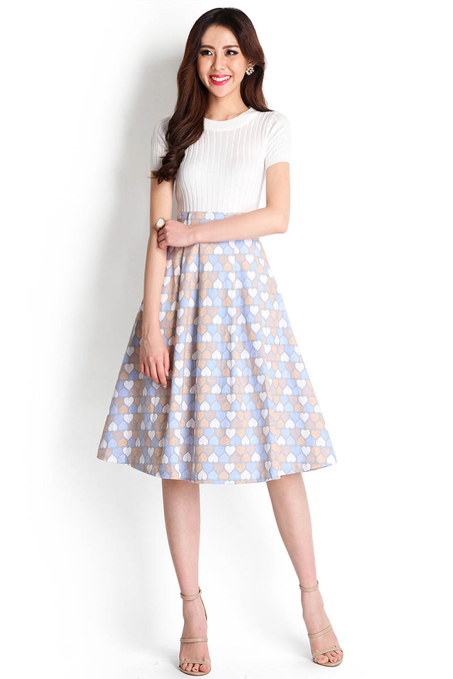 Follow Your Heart Skirt In Prints