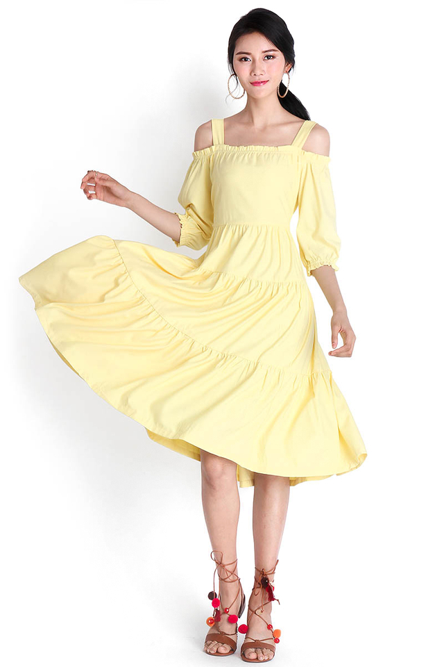 That Summer Glow Dress In Sunshine Yellow