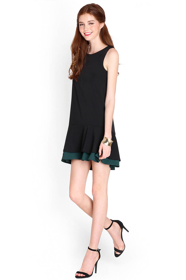 Paired Perfection Dress In Classic Black