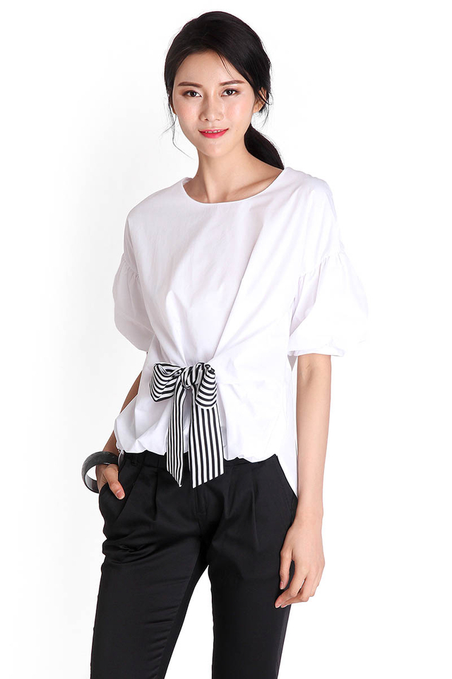 Modern Approach Top In White